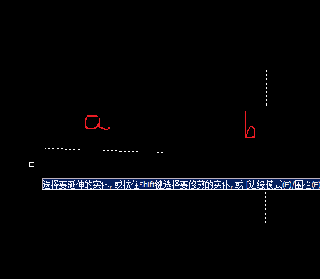 CAD怎么延伸直线