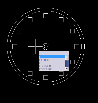 CAD定数等分画钟表教程