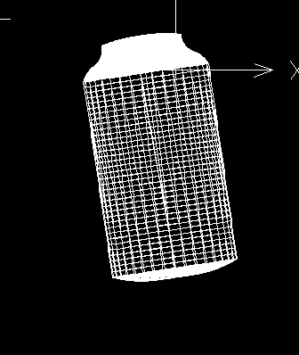 CAD旋转网格命令画易拉罐简易教程