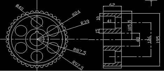 CAD实操之平键和齿轮的安装
