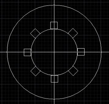 CAD如何画圆形阵列
