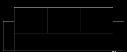 CAD沙发立体图的画法