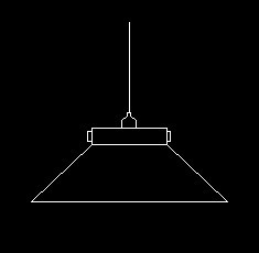 怎么用CAD画一个吊灯