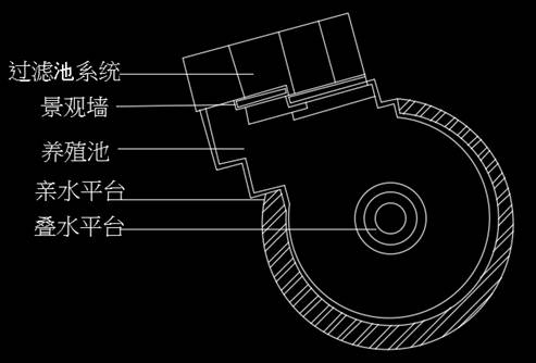 CAD画鱼池的教程