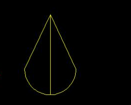 用CAD绘制水滴形状教程