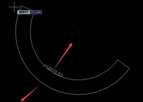 CAD标注弧线长度的方法