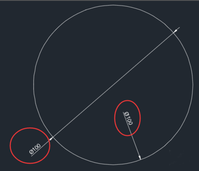 CAD直径与半径标注的方法