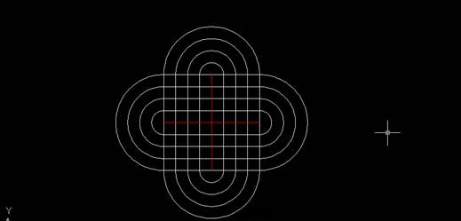 CAD怎么快捷绘制中国结效果的图形