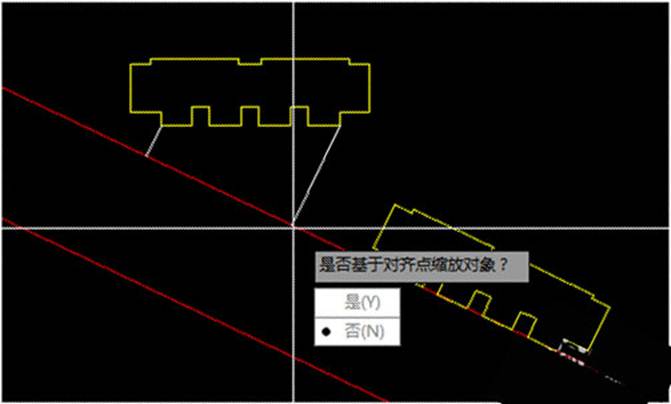 CAD如何旋转对齐任意角度图形