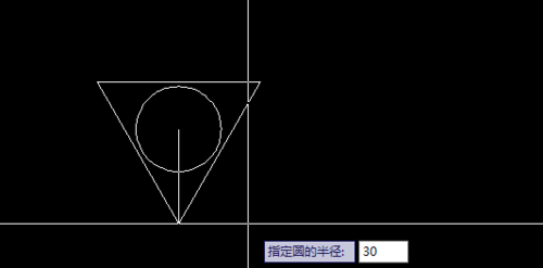 cad中画圆的外切三角形.png