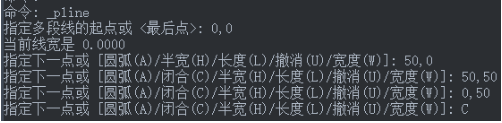 用CAD多线段命令与微波隔离器的绘制