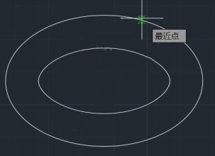 如何标注两个椭圆或同心圆之间的距离？